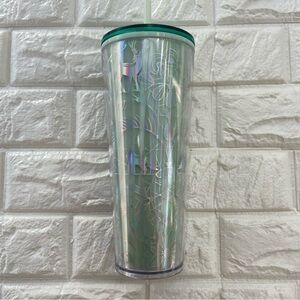 Starbucks 2022 Holiday Winter Woodland Color Changing Tumbler in Mint